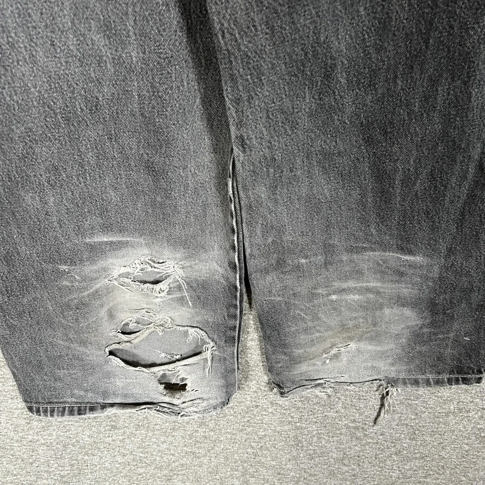 Vintage Marithe‎ Francois Girbaud Jeans Mens 40x31 Gray Baggy Wide Leg Carpenter